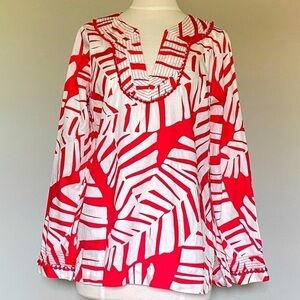 Vineyard Vines Palm Tunic with Pom Pom Detail, Med